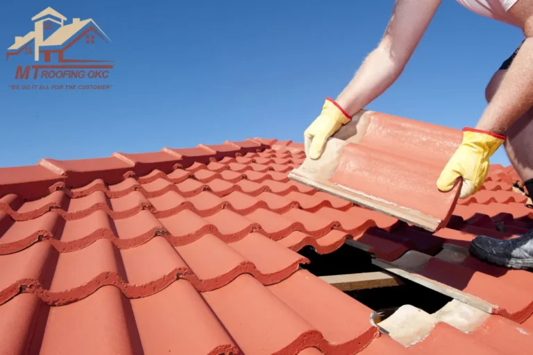 What's the Difference Between a Roof Repair and a Full Roof Replacement 3 roofer installing
